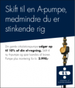 Skift til en A-pumpe, klik her!